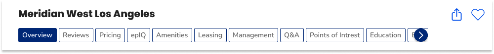 Community Page Navigation Spill Over State